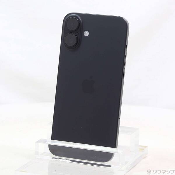 【中古】Apple(アップル) iPhone16 Plus 256GB ブラック MXVG3J／A SIMフリー 【349-ud】