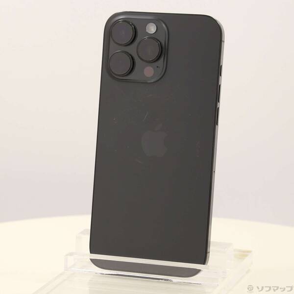 【中古】Apple(アップル) iPhone16 Pro Max 256GB ブラックチタニウム 3N528J／A SIMフリー 【368-ud】