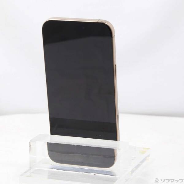 【中古】Apple(アップル) 〔展示品〕 iPhone16 Pro Max 256GB デザートチタニウム 3N530J／A SIMフリー 【258-ud】