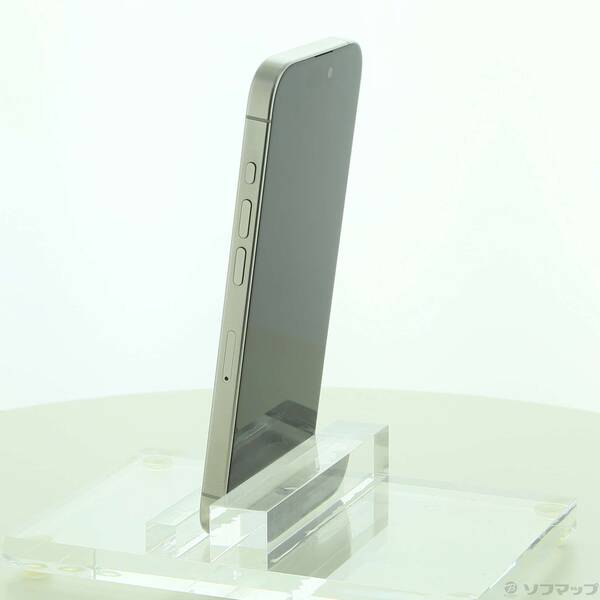 【中古】Apple(アップル) iPhone15 Pro 128GB ホワイトチタニウム MTU83J／A SIMフリー 【198-ud】