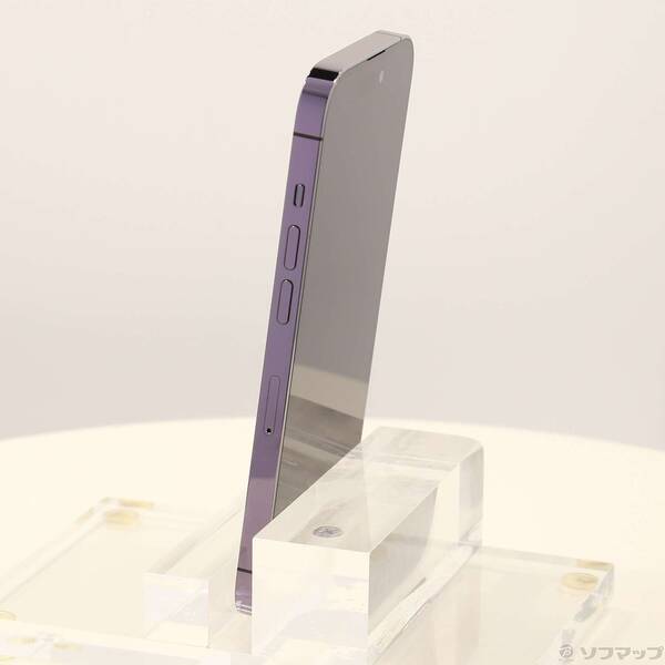 【中古】Apple(アップル) iPhone14 Pro 512GB ディープパープル MQ283J／A SIMフリー 【368-ud】