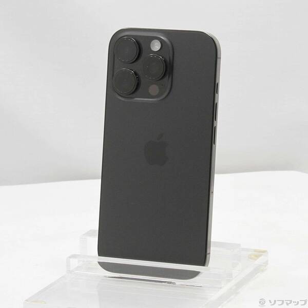【中古】Apple(アップル) iPhone16 Pro 128GB ブラックチタニウム MYMV3J／A SIMフリー 【276-ud】
