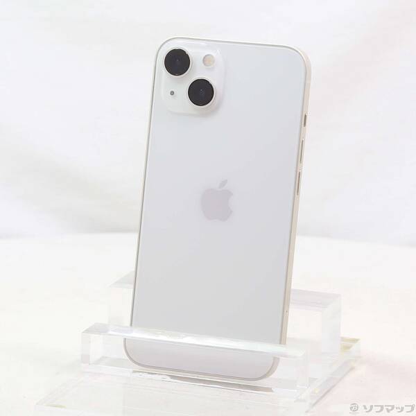 【中古】Apple(アップル) iPhone13 256GB スターライト MLNJ3J／A SIMフリー 【269-ud】