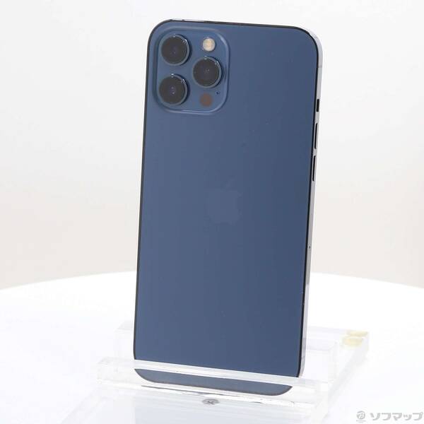 【中古】Apple(アップル) iPhone12 Pro Max 512GB パシフィックブルー MGD63J／A SIMフリー 【295-ud】