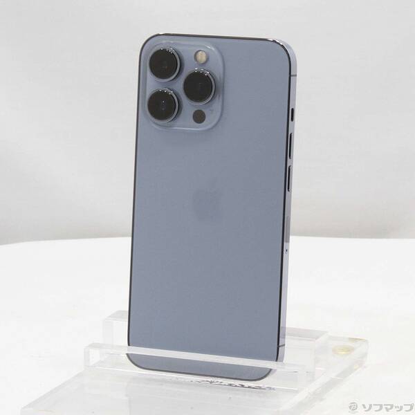 【中古】Apple(アップル) iPhone13 Pro 128GB シエラブルー MLUK3J／A SIMフリー 【305-ud】