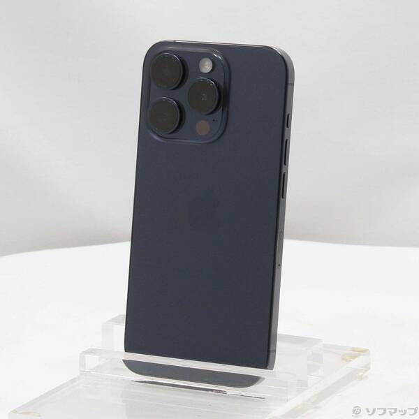 【中古】Apple(アップル) iPhone15 Pro 128GB ブルーチタニウム MTUA3J／A SIMフリー 【344-ud】