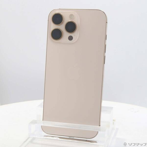 【中古】Apple(アップル) iPhone16 Pro Max 512GB デザートチタニウム MYWN3J／A SIMフリー 【377-ud】