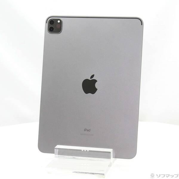 【中古】Apple(アップル) iPad Pro 11インチ 第3世代 256GB スペースグレイ MHQU3J／A Wi-Fi 【297-ud】