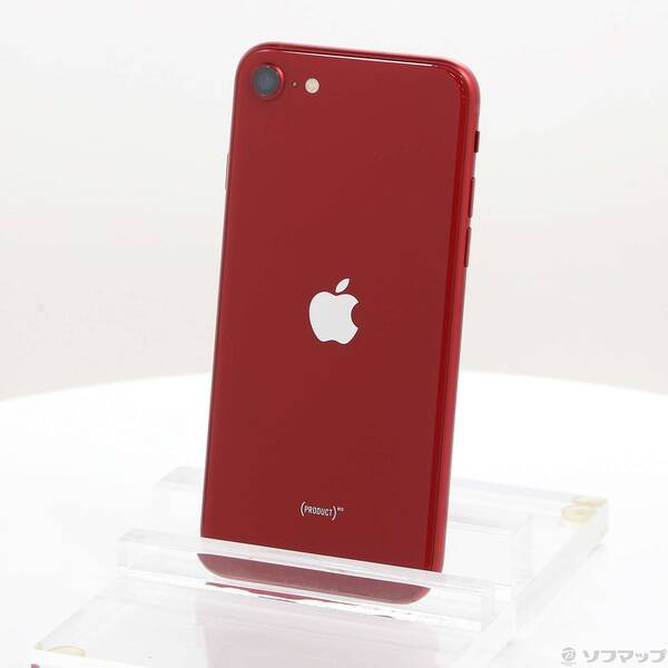 【中古】Apple(アップル) iPhone SE 第3世代 128GB プロダクトレッド MMYH3J／A SIMフリー 【269-ud】