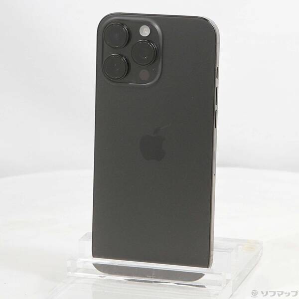 【中古】Apple(アップル) iPhone16 Pro Max 256GB ブラックチタニウム MYWG3J／A SIMフリー 【258-ud】