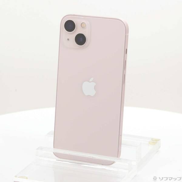 【中古】Apple(アップル) iPhone13 128GB ピンク MLNE3J／A SIMフリー 【276-ud】
