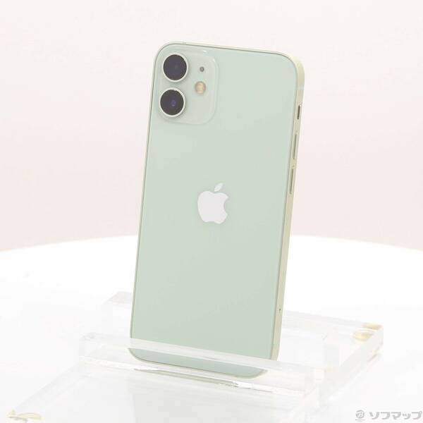 【中古】Apple(アップル) iPhone12 mini 64GB グリーン MGAV3J／A SIMフリー 【377-ud】