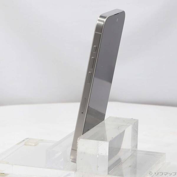 【中古】Apple(アップル) iPhone15 Pro 128GB ホワイトチタニウム MTU83J／A SIMフリー 【196-ud】