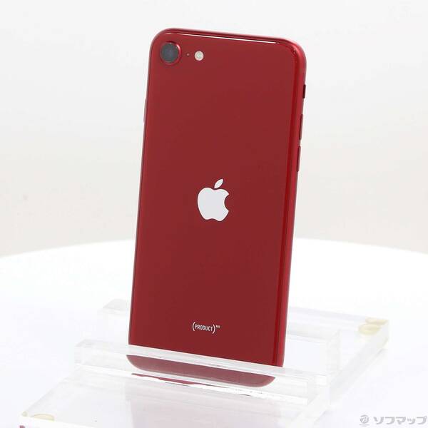 【中古】Apple(アップル) iPhone SE 第3世代 128GB プロダクトレッド MMYH3J／A SIMフリー 【276-ud】