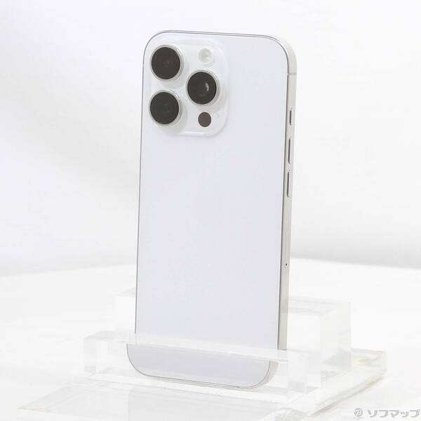 【中古】Apple(アップル) 〔展示品〕 iPhone16 Pro 256GB ホワイトチタニウム 3N744J／A SIMフリー 【377-ud】