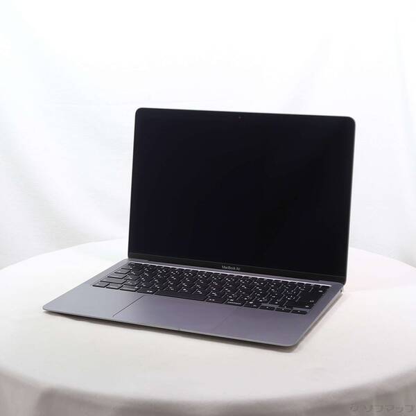 【中古】Apple(アップル) MacBook Air 13.3-inch Late-2020 MGN63J／A Apple M1 8コアCPU_7コアGPU 8GB SSD256GB スペースグレイ 〔14.7 Sonoma〕 【348-ud】