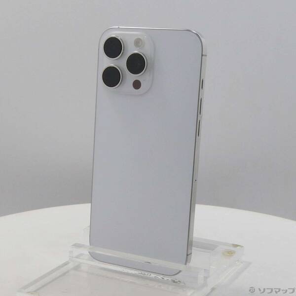 【中古】Apple(アップル) iPhone16 Pro Max 256GB ホワイトチタニウム MYWH3J／A SIMフリー 【295-ud】