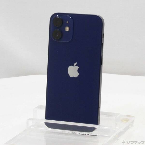 【中古】Apple(アップル) iPhone12 mini 256GB ブルー MGDV3J／A SIMフリー 【377-ud】
