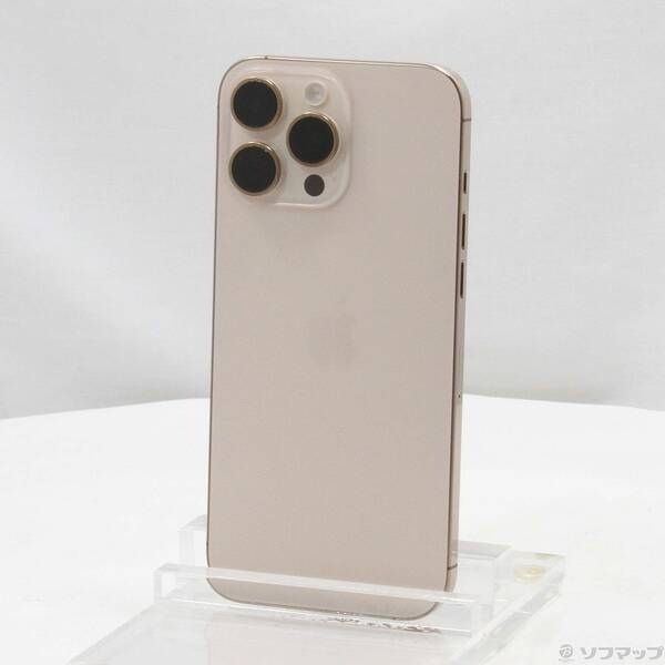 【中古】Apple(アップル) iPhone16 Pro Max 512GB デザートチタニウム MYWN3J／A SIMフリー 【305-ud】