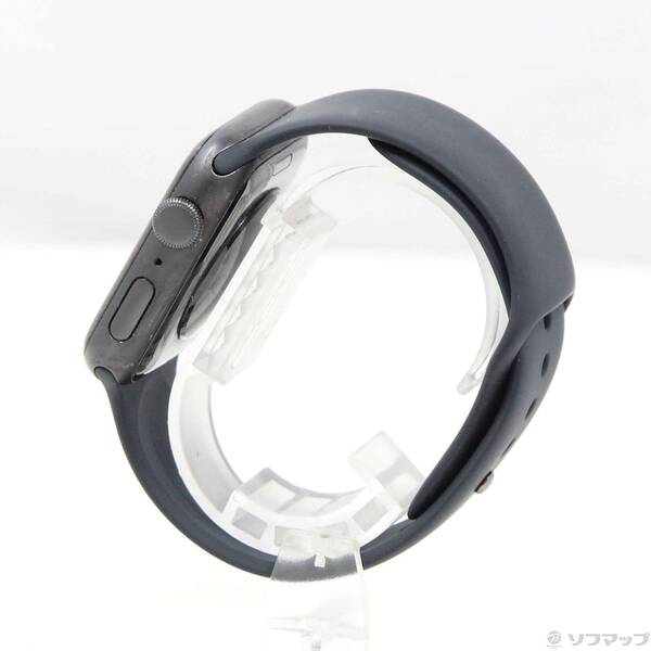 【中古】Apple(アップル) Apple Watch SE 第1世代 GPS 44mm スペースグレイアルミニウムケース ミッドナイトスポーツバンド 【377-ud】