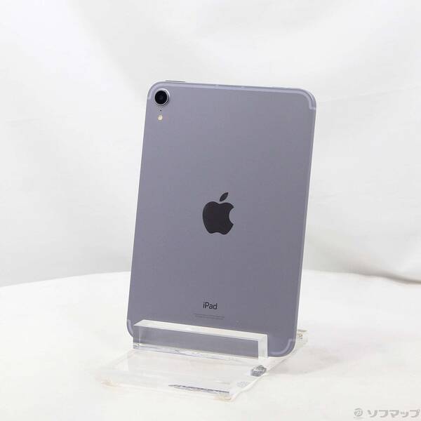 【中古】Apple(アップル) iPad mini 第6世代 256GB パープル MK8K3J／A SIMフリー 【348-ud】