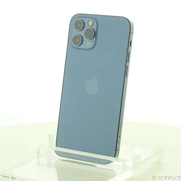 【中古】Apple(アップル) iPhone12 Pro 256GB パシフィックブルー MGMD3J／A SIMフリー 【276-ud】