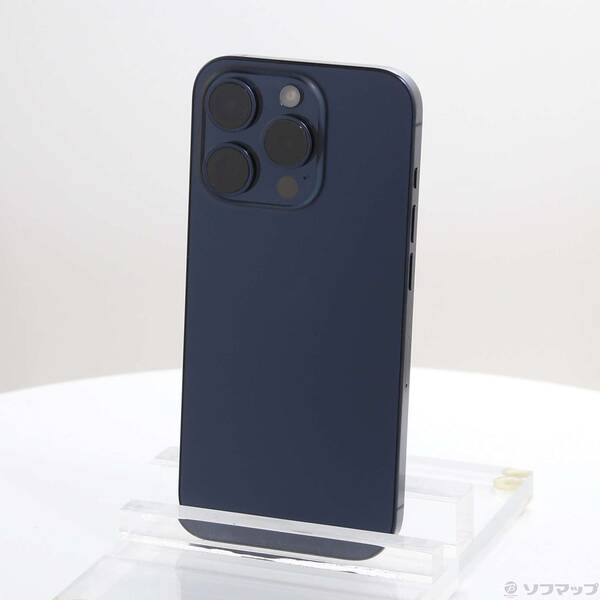 【中古】Apple(アップル) iPhone15 Pro 512GB ブルーチタニウム MTUL3J／A SIMフリー 【348-ud】