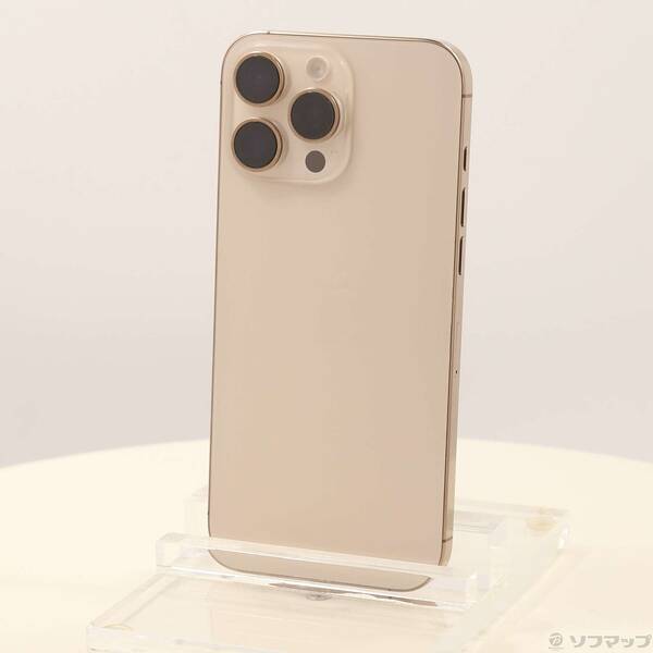【中古】Apple(アップル) iPhone16 Pro Max 512GB デザートチタニウム MYWN3J／A SIMフリー 【262-ud】