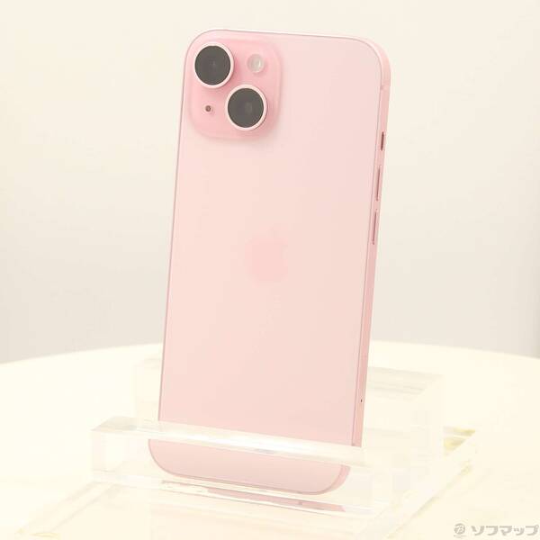 【中古】Apple(アップル) iPhone15 256GB ピンク MTMP3J／A SIMフリー 【377-ud】