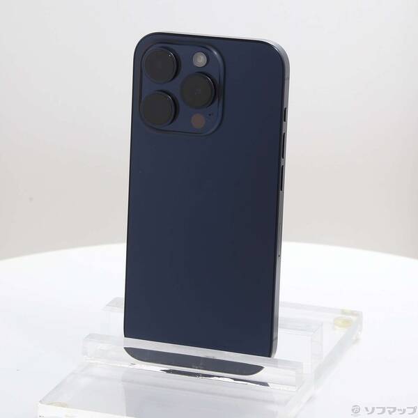 【中古】Apple(アップル) iPhone15 Pro 256GB ブルーチタニウム MTUG3J／A SIMフリー 【349-ud】