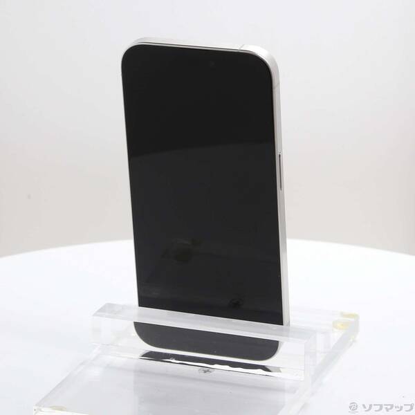 【中古】Apple(アップル) iPhone15 Pro 256GB ホワイトチタニウム MTUD3J／A SIMフリー 【368-ud】