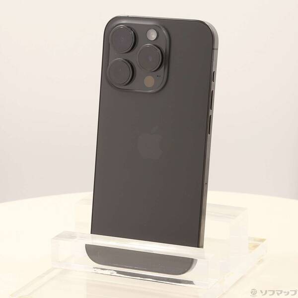 【中古】Apple(アップル) iPhone15 Pro 256GB ブラックチタニウム MTUC3J／A SIMフリー 【305-ud】