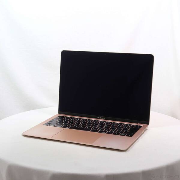 【中古】Apple(アップル) MacBook Air 13.3-inch Late-2018 MREE2J／A Core_i5 1.6GHz 8GB SSD128GB ゴールド 〔10.15 Catalina〕 【348-ud】