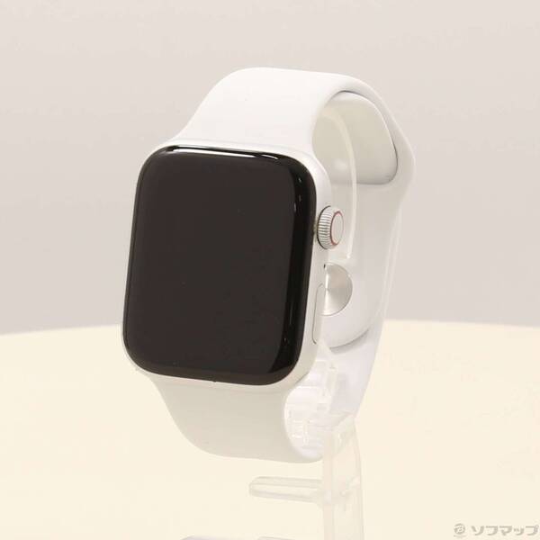 【中古】Apple(アップル) Apple Watch SE 第1世代 GPS + Cellular 44mm シルバーアルミニウムケース ホワイトスポーツバンド 【276-ud】