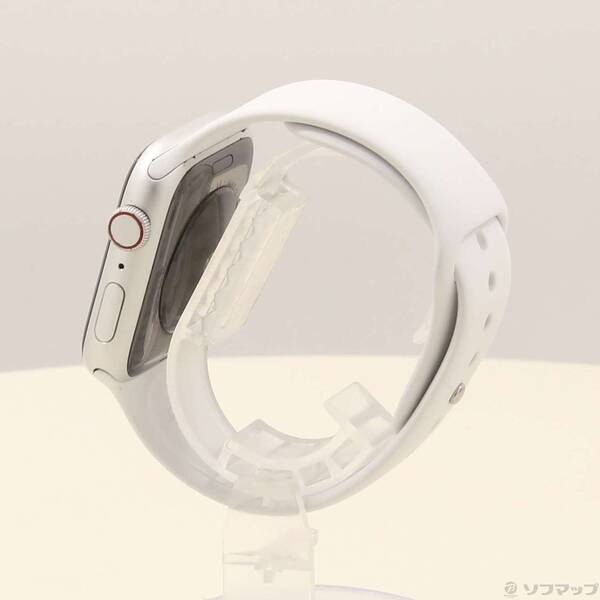 【中古】Apple(アップル) Apple Watch SE 第1世代 GPS + Cellular 44mm シルバーアルミニウムケース ホワイトスポーツバンド 【276-ud】