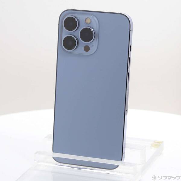 【中古】Apple(アップル) iPhone13 Pro 128GB シエラブルー MLUK3J／A SIMフリー 【348-ud】