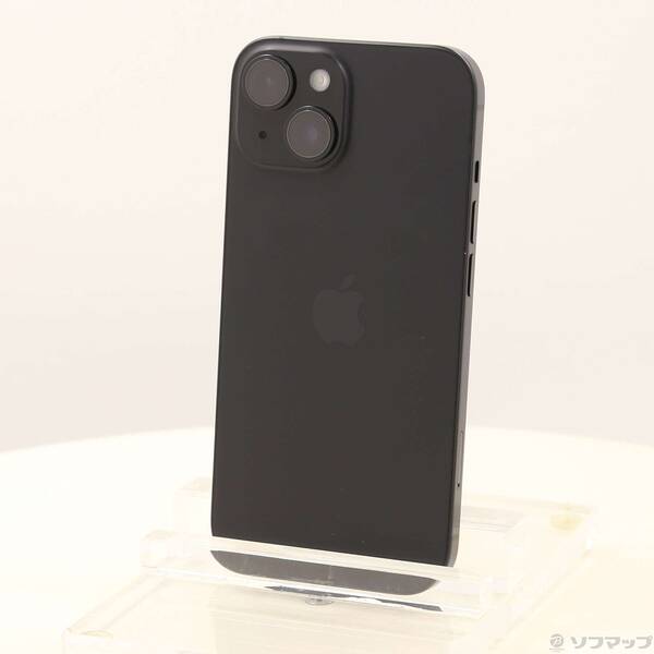 【中古】Apple(アップル) iPhone15 256GB ブラック MTMN3J／A SIMフリー 【344-ud】