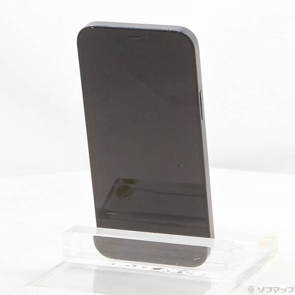 【中古】Apple(アップル) iPhone12 64GB ブラック MGHN3J／A SIMフリー 【371-ud】