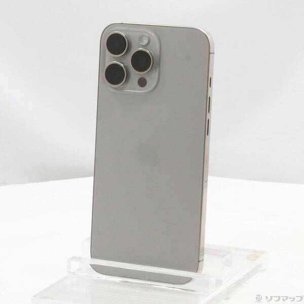 【中古】Apple(アップル) iPhone16 Pro Max 256GB ナチュラルチタニウム MYWK3J／A SIMフリー 【262-ud】