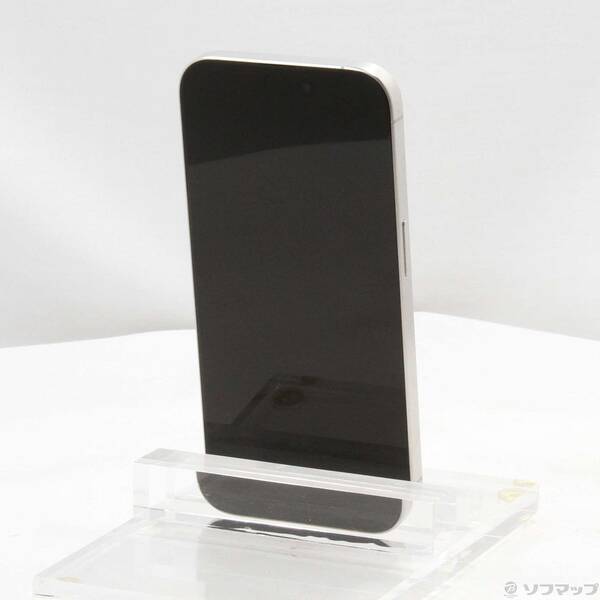 【中古】Apple(アップル) iPhone15 Pro 512GB ホワイトチタニウム MTUJ3J／A SIMフリー 【198-ud】