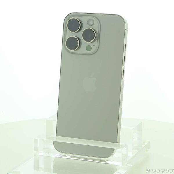 【中古】Apple(アップル) iPhone16 Pro 256GB ナチュラルチタニウム MYN33J／A SIMフリー 【198-ud】