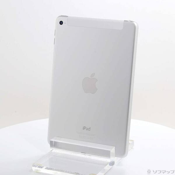 【中古】Apple(アップル) iPad mini 4 128GB シルバー MK772J／A docomoロック解除SIMフリー 【295-ud】