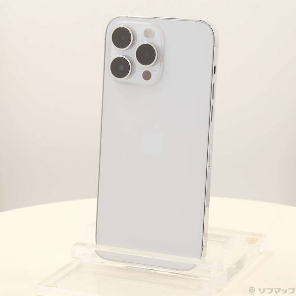【中古】Apple(アップル) iPhone14 Pro Max 256GB シルバー MQ9C3J／A SIMフリー 【262-ud】
