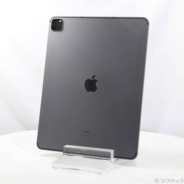 【中古】Apple(アップル) iPad Pro 12.9インチ 第5世代 256GB スペースグレイ MHR63J／A docomoロック解除SIMフリー 【262-ud】