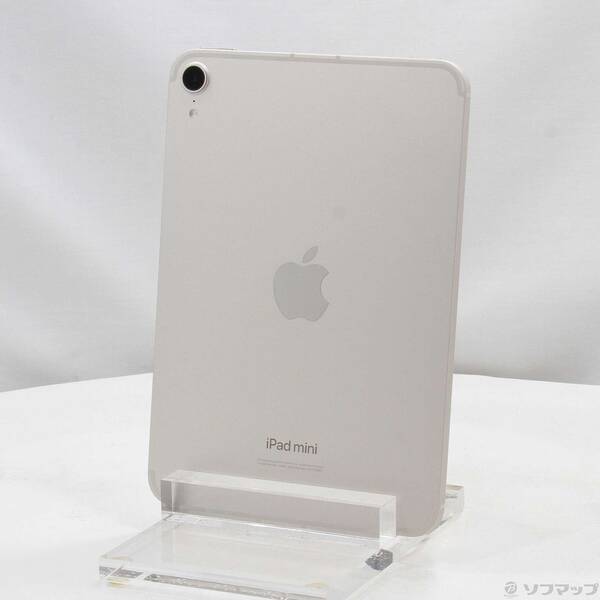 【中古】Apple(アップル) iPad mini(A17 Pro) 128GB スターライト MXPQ3J／A SIMフリー 【251-ud】
