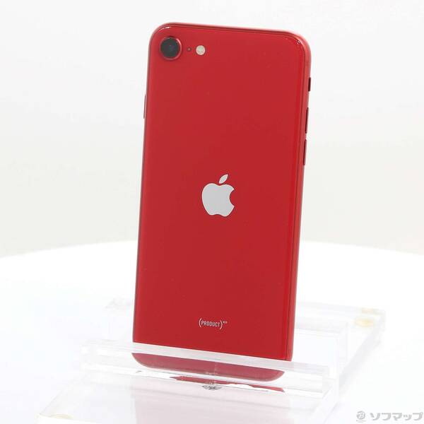 【中古】Apple(アップル) iPhone SE 第2世代 128GB プロダクトレッド MXD22J／A SIMフリー 【258-ud】