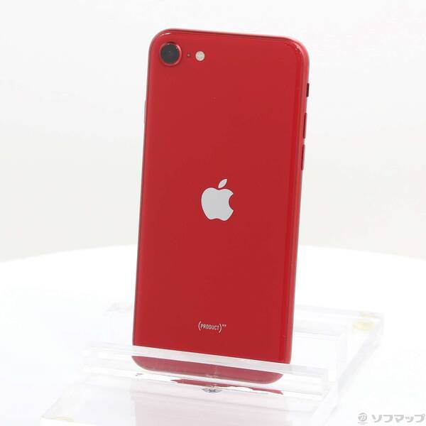 【中古】Apple(アップル) iPhone SE 第2世代 64GB プロダクトレッド MX9U2J／A SIMフリー 【295-ud】