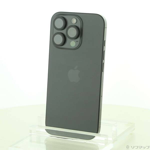 【中古】Apple(アップル) iPhone16 Pro 256GB ブラックチタニウム MYN03J／A SIMフリー 【258-ud】