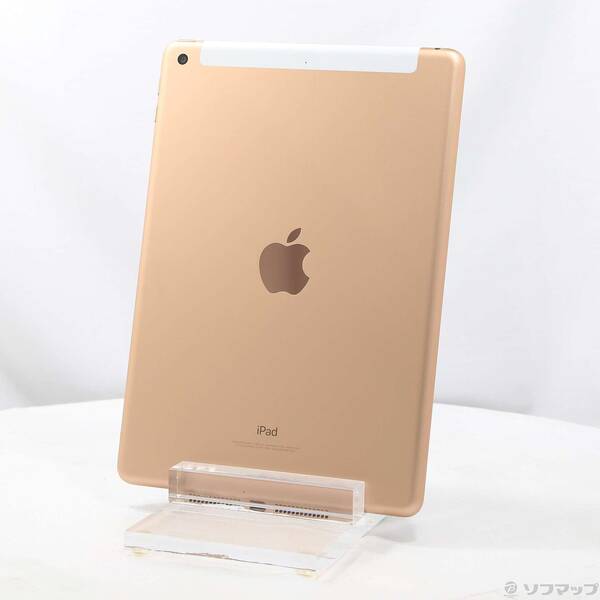 【中古】Apple(アップル) iPad 第6世代 32GB ゴールド MRM02J／A docomoロック解除SIMフリー 【349-ud】