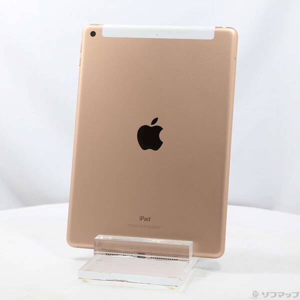 【中古】Apple(アップル) iPad 第6世代 32GB ゴールド MRM02J／A docomoロック解除SIMフリー 【344-ud】